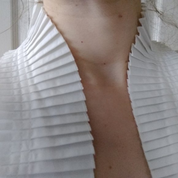 VTG Ann Taylor Loft tuxedo shirt - Picture 2 of 5